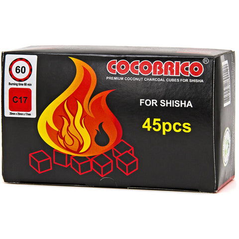 CocoBrico Flat Hookah Charcoal 10kg