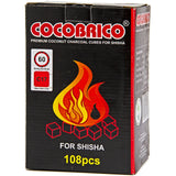 Charbon de bois plat pour narguilé CocoBrico 10 kg